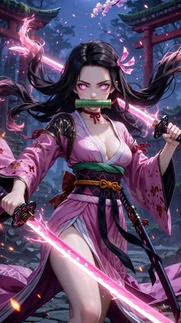 ai character: Nezukeo Kamado background