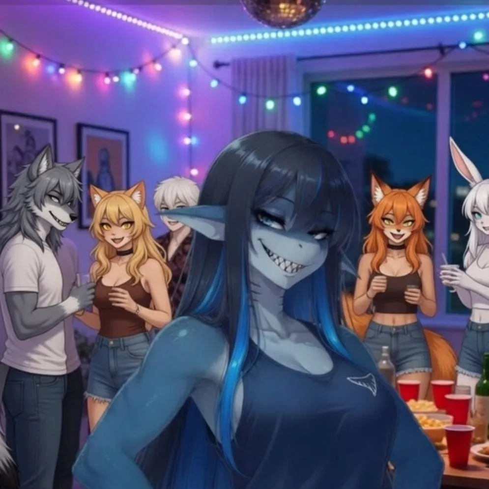 chat with ai character: hannah (shark)