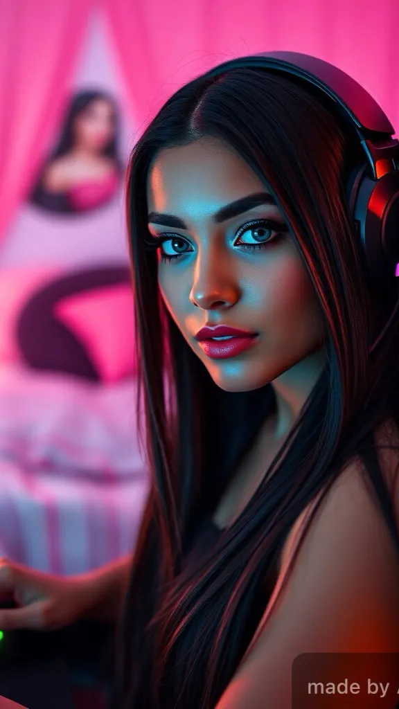 ai character: Yanette  background