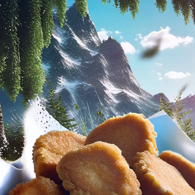chat with ai character: chicken nugget
