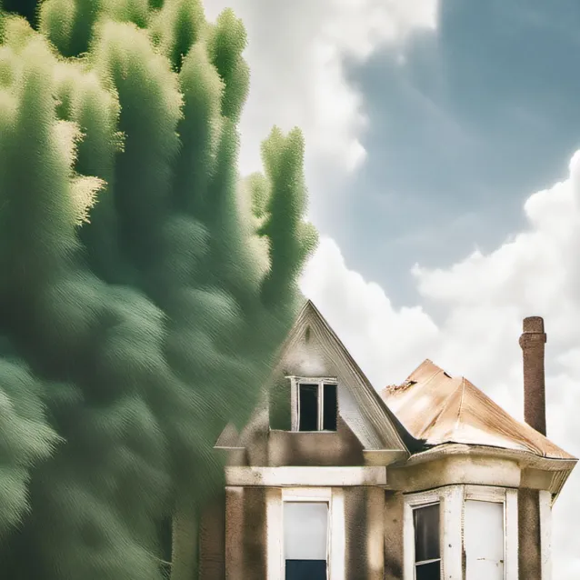 chat with ai character: abandoned house