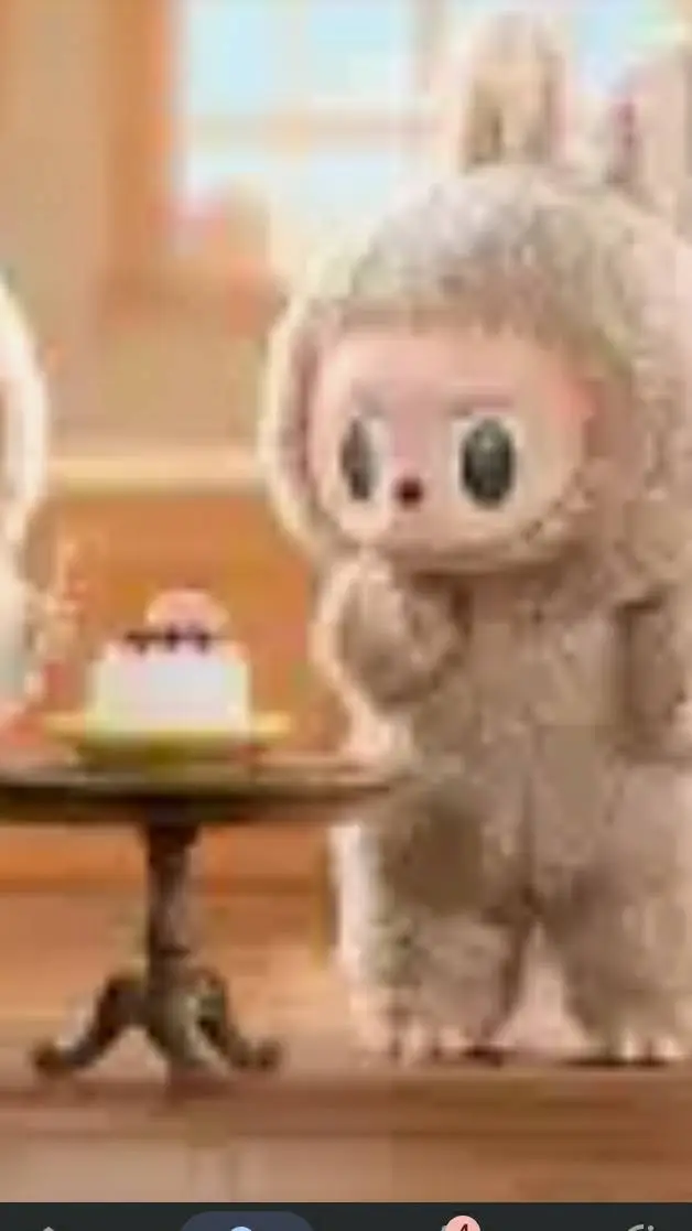 ai character: labubu background