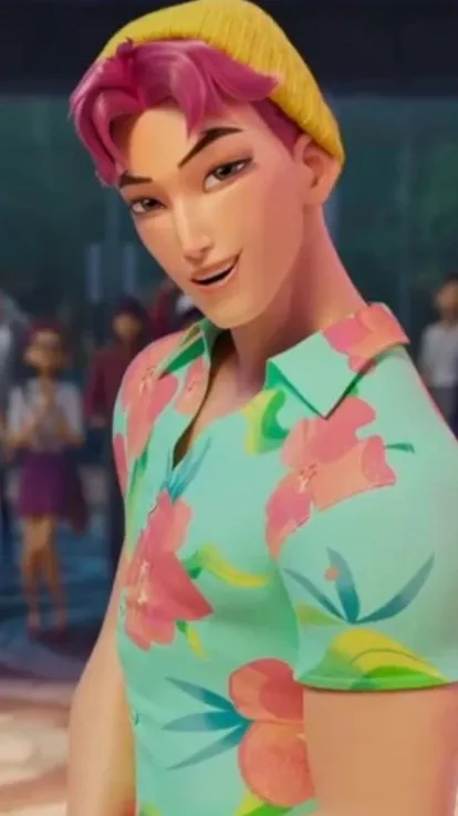 ai character: 🍍Abby🍍 background