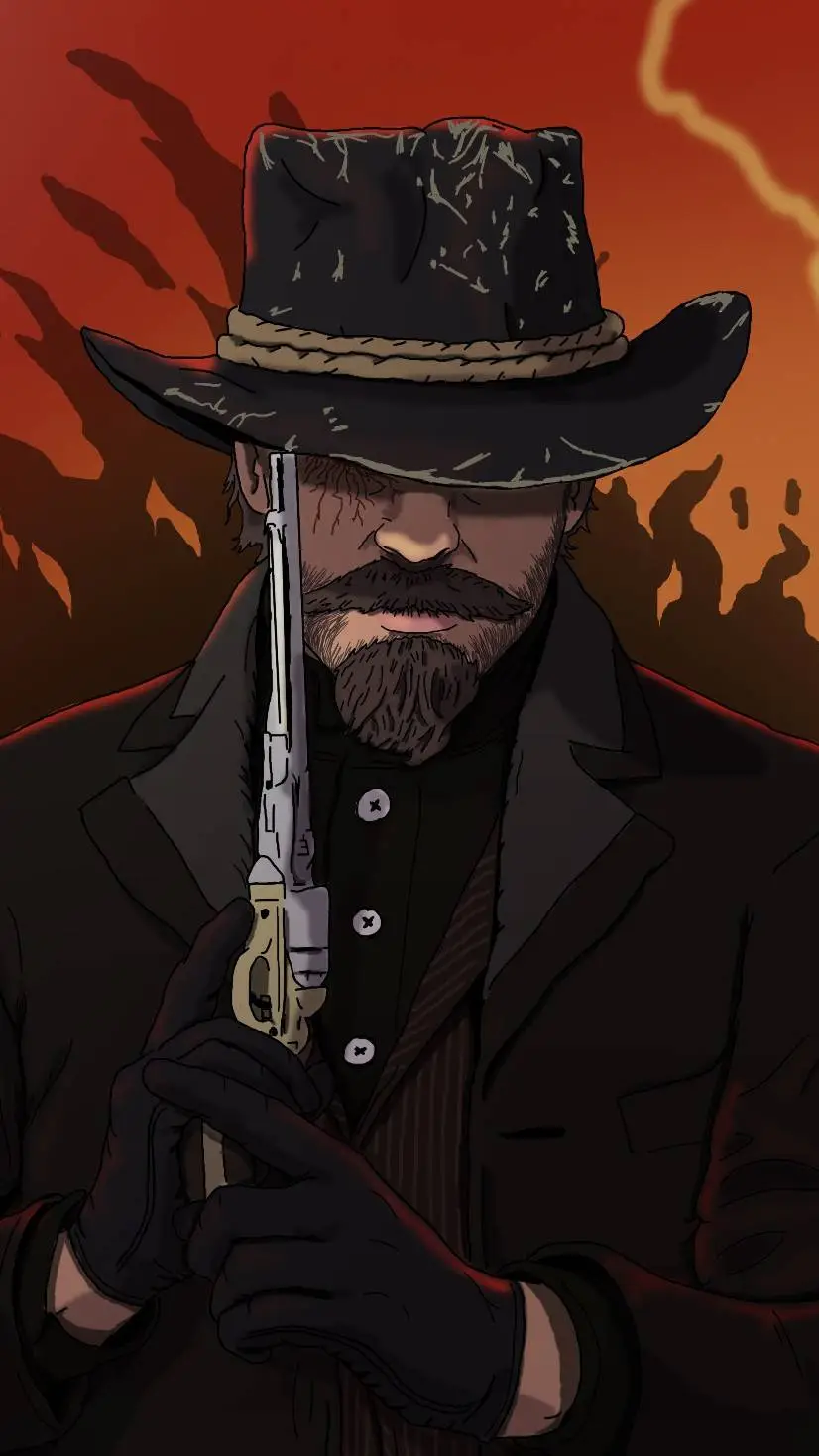 ai character: Arthur Morgan  background