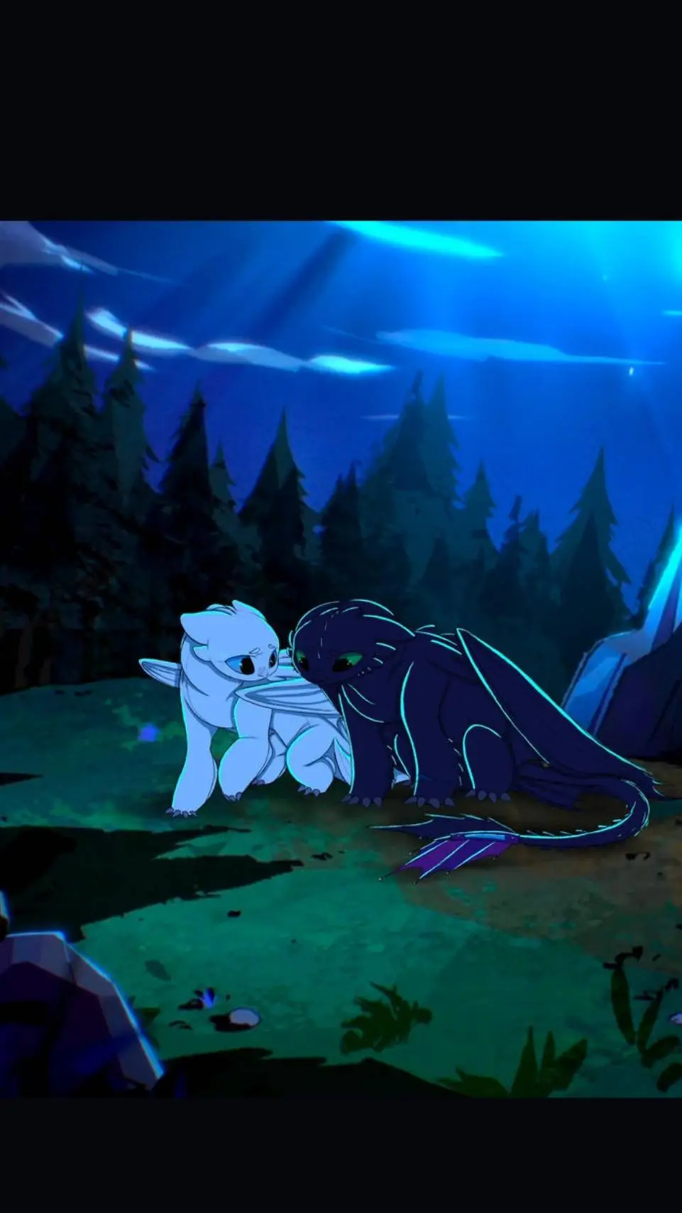 ai character: ohnezahn und Luna  background