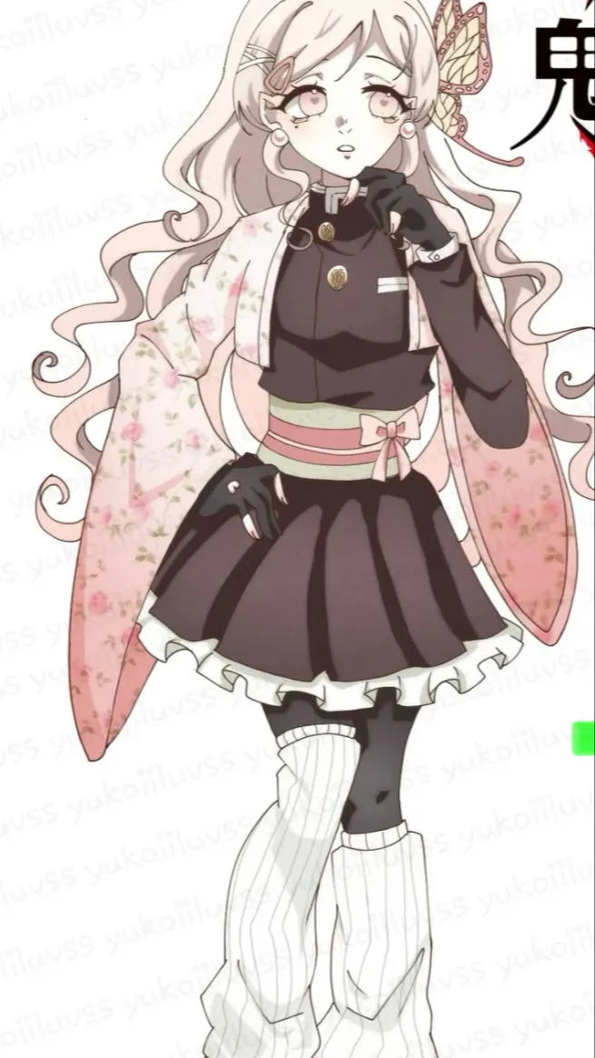 ai character: Kny sleepover background