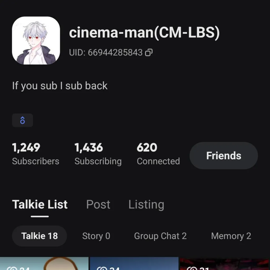 chat with ai character: cinema-man(CM-LBS)