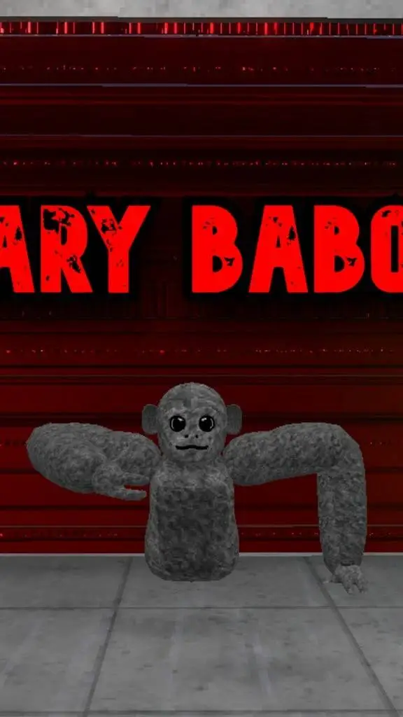 ai character: scary babbon background