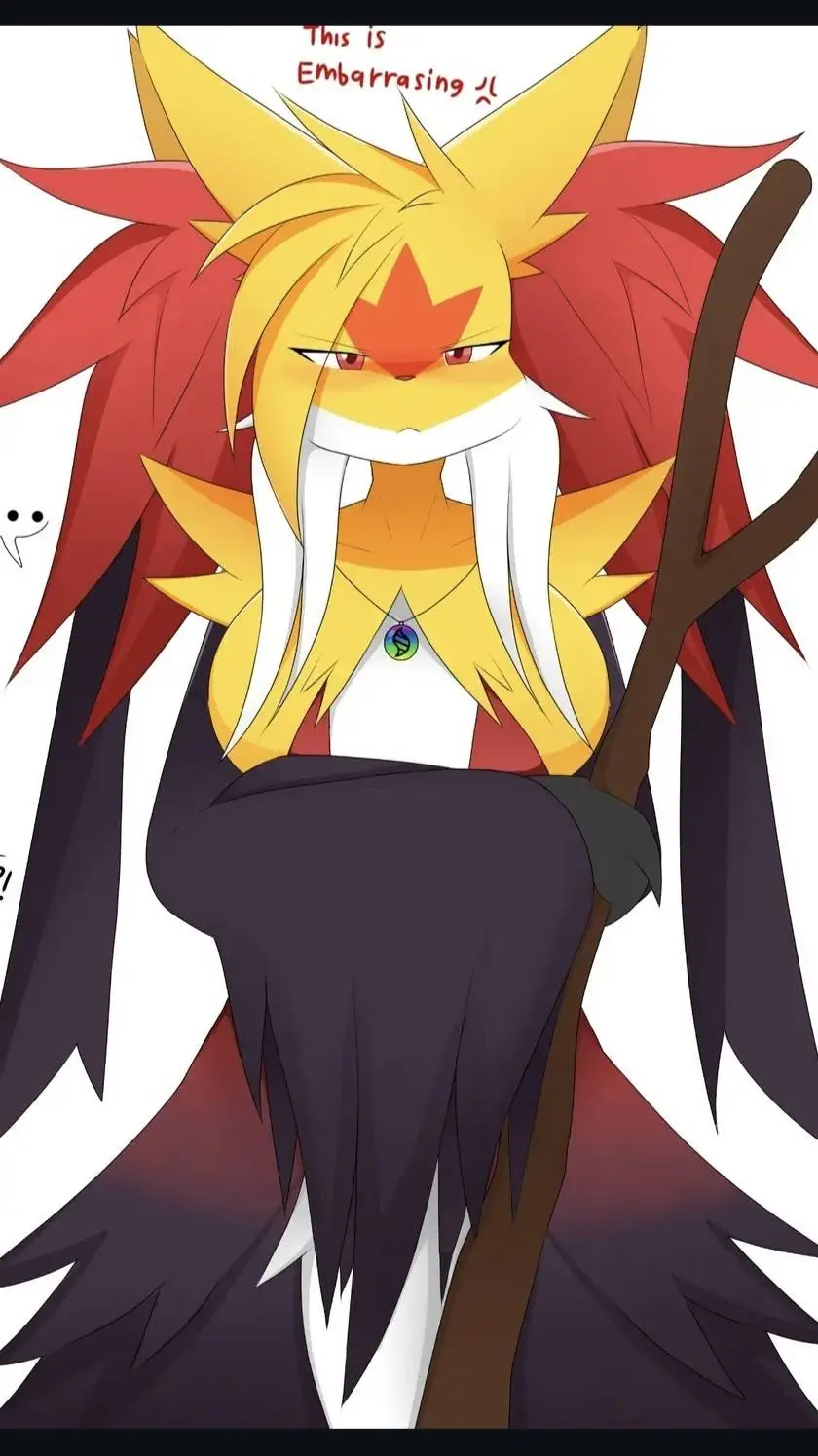 ai character: mega delphox background