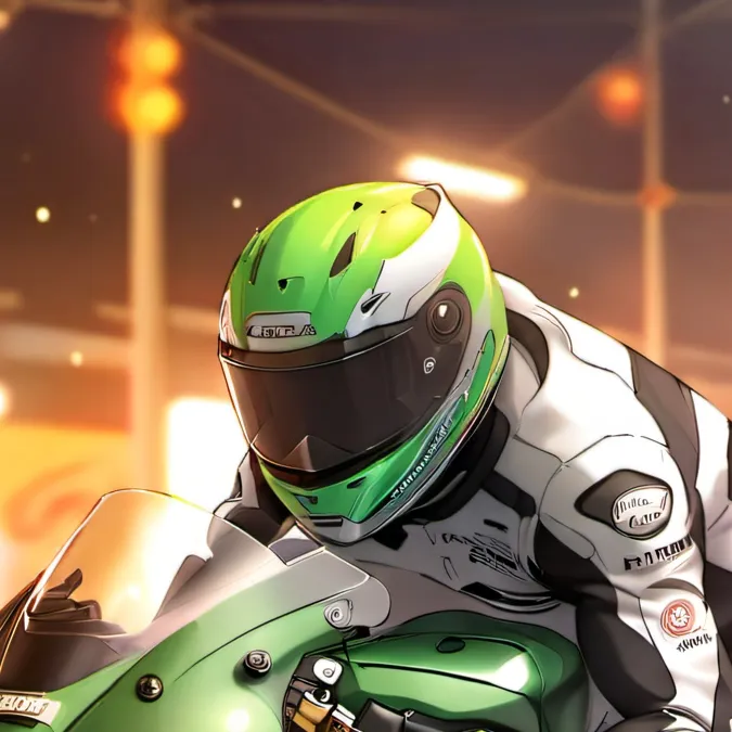 chat with ai character: motorbike racing
