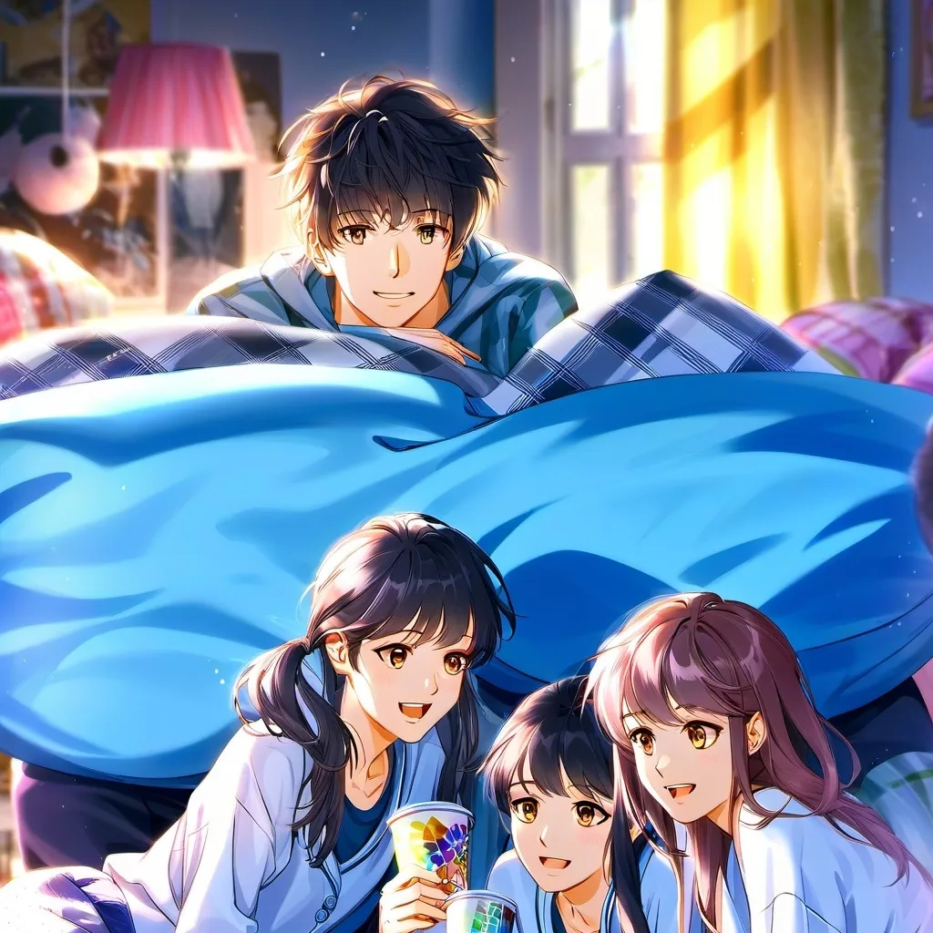 chat with ai character: sleepover 