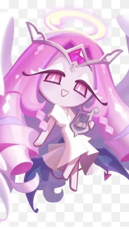 ai character: E. Sugar cookie background