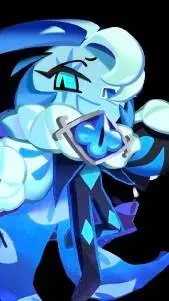 ai character: shadow milk cookie background