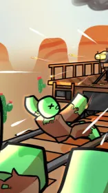 ai character: Dead rails ￼ background