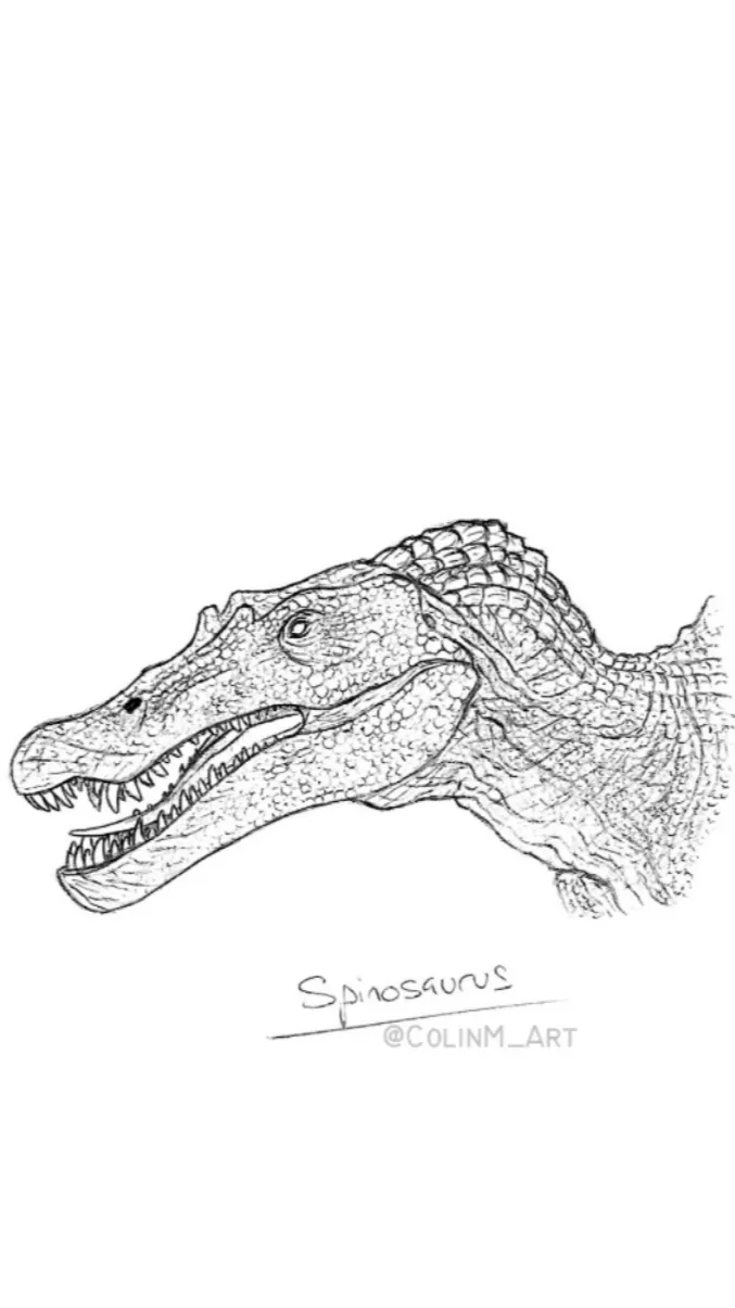 ai character: JP3 Spinosaurus background