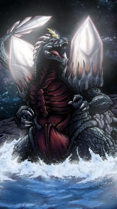 ai character: Space Goji background