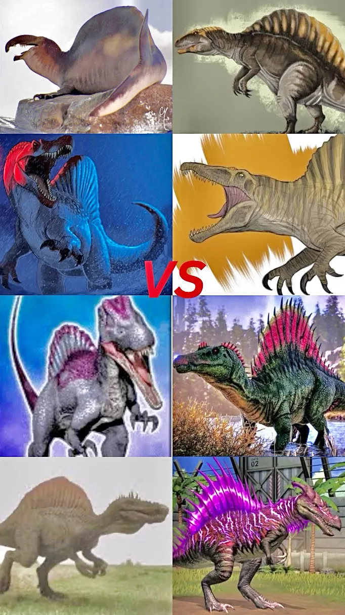 ai character: Spino battle Royal background