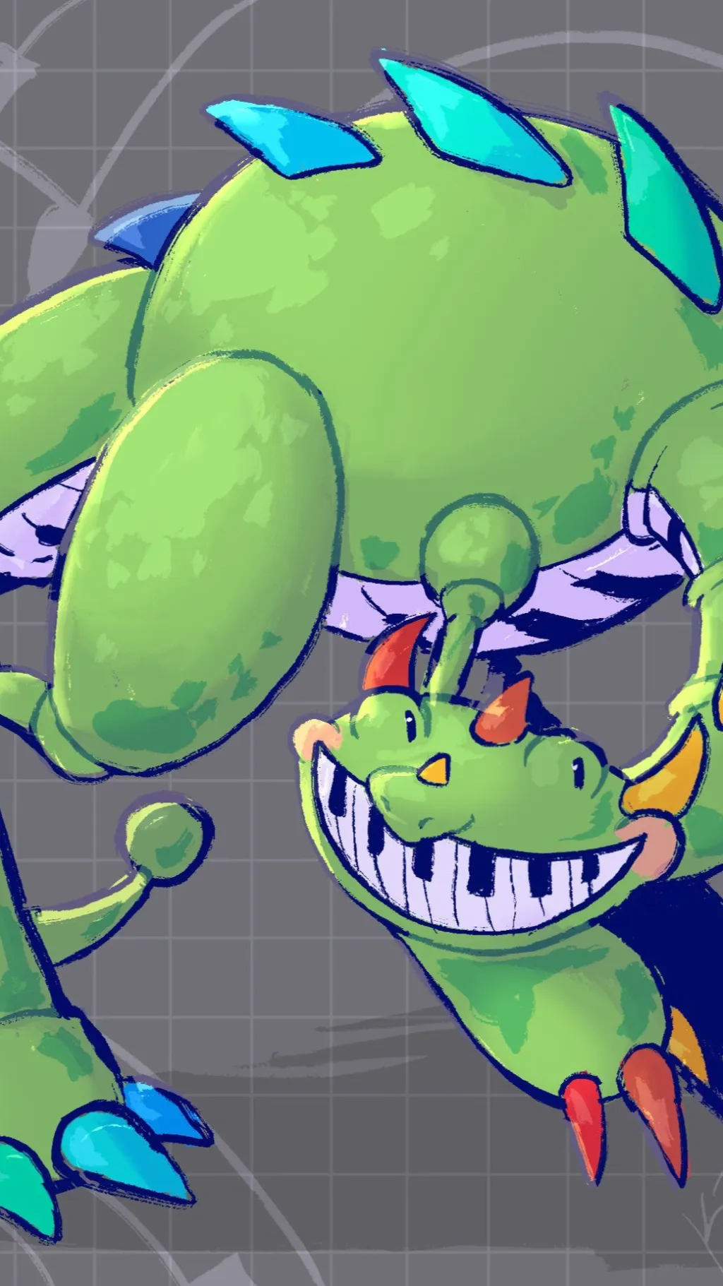 ai character: Pianosaurus background