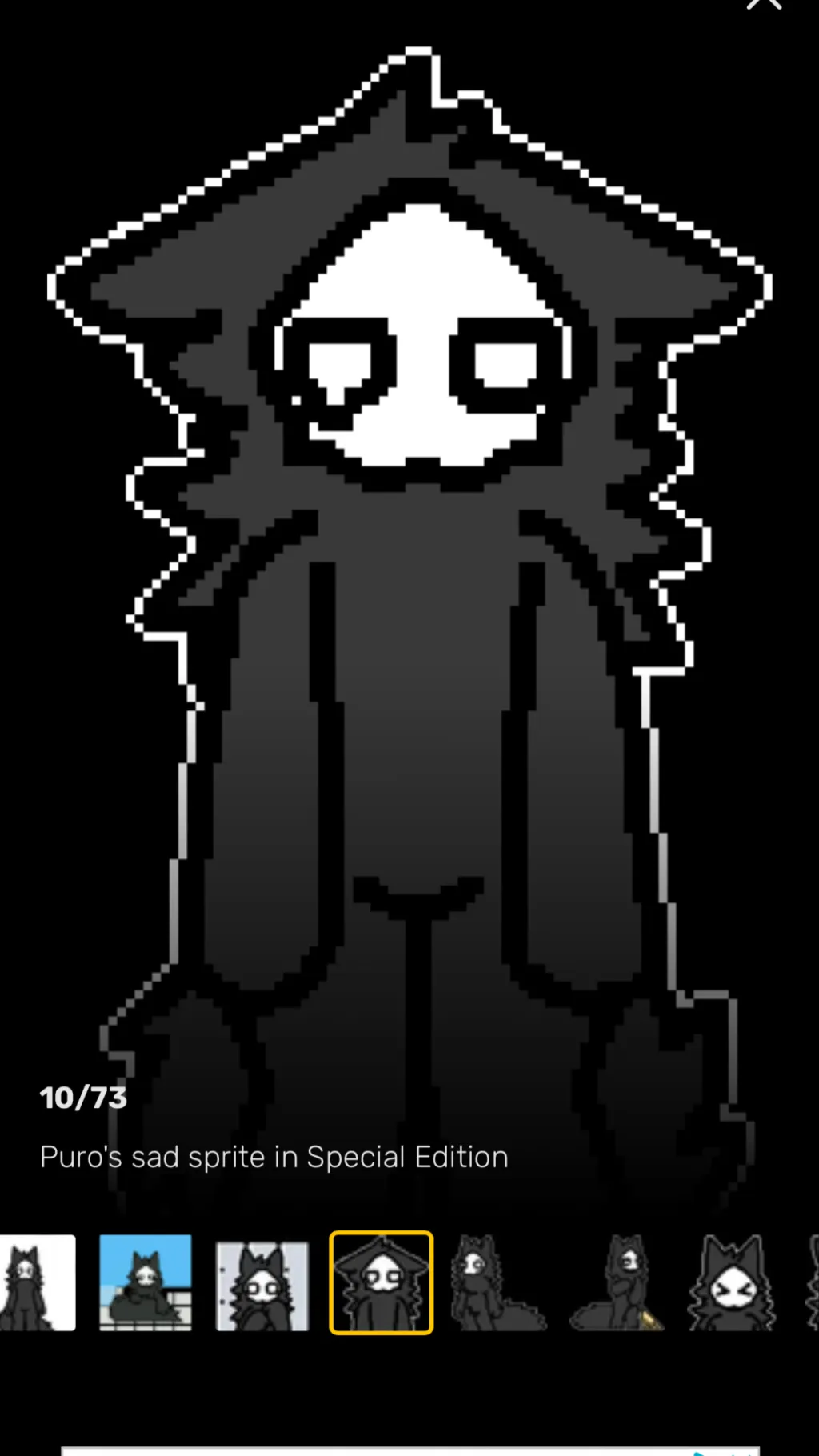 ai character: Sad poru background