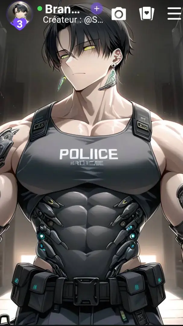 ai character: Brandon  background