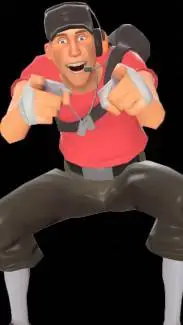 ai character: scout tf2 background