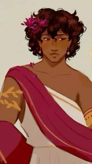 ai character: Hyacinthus  background