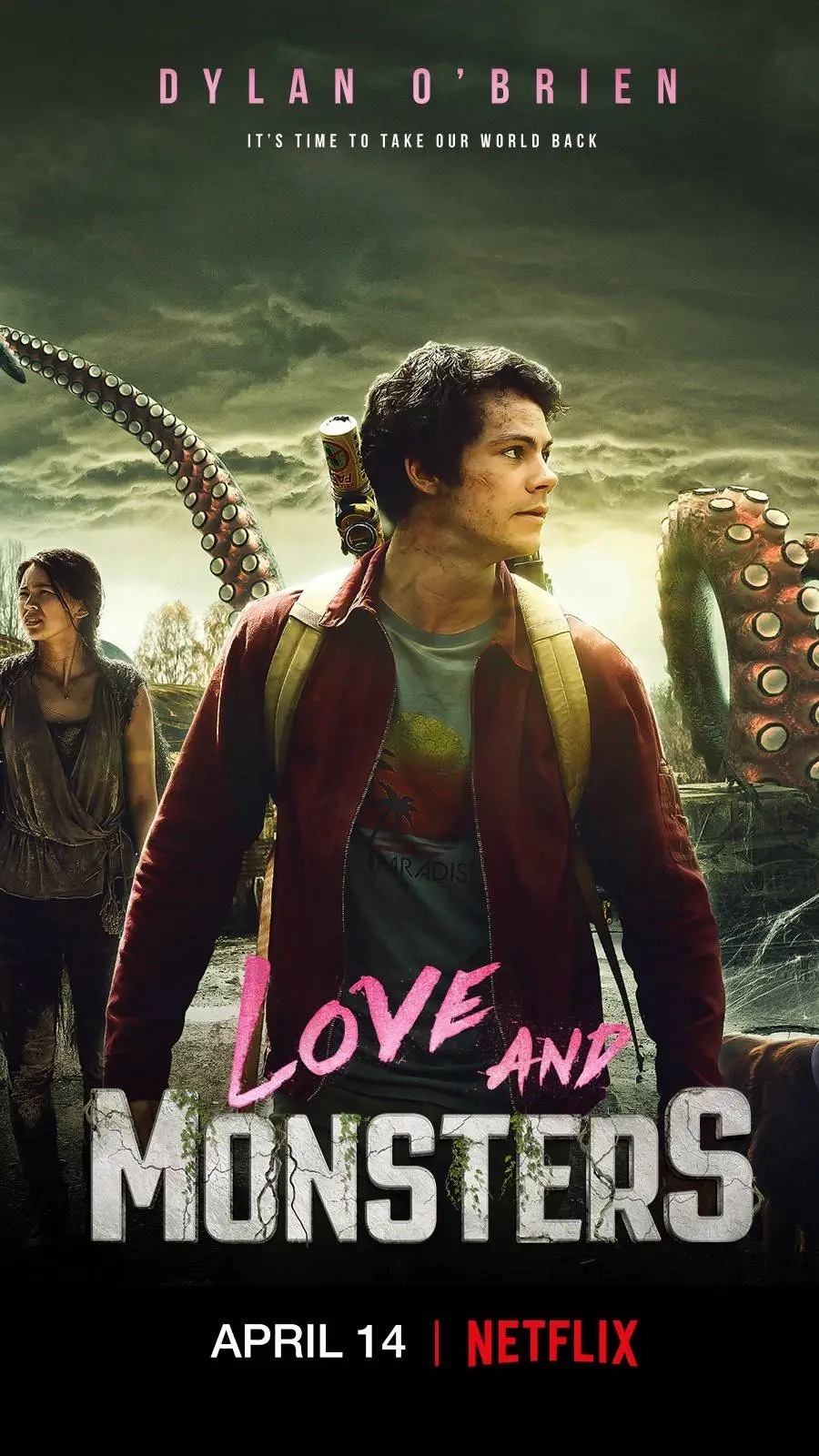 ai character: Love and Monsters background