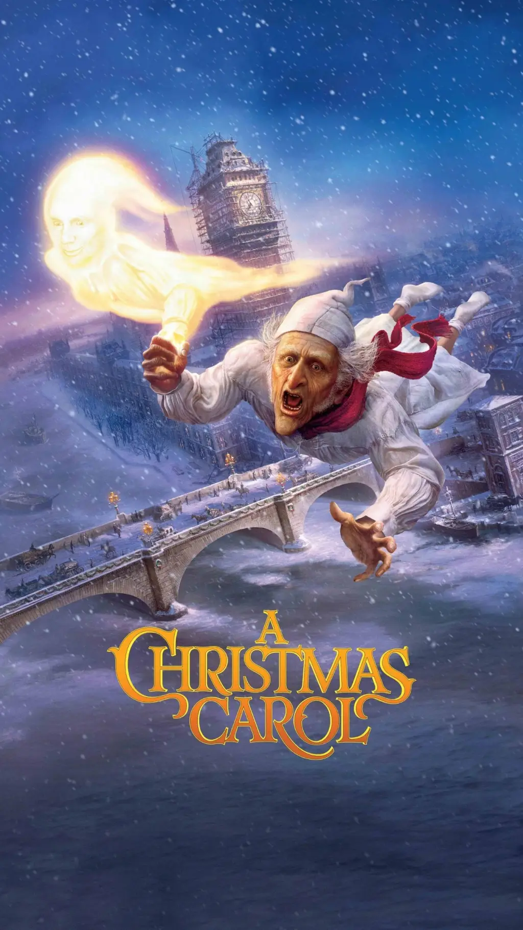 ai character: A Cristmas Carol background