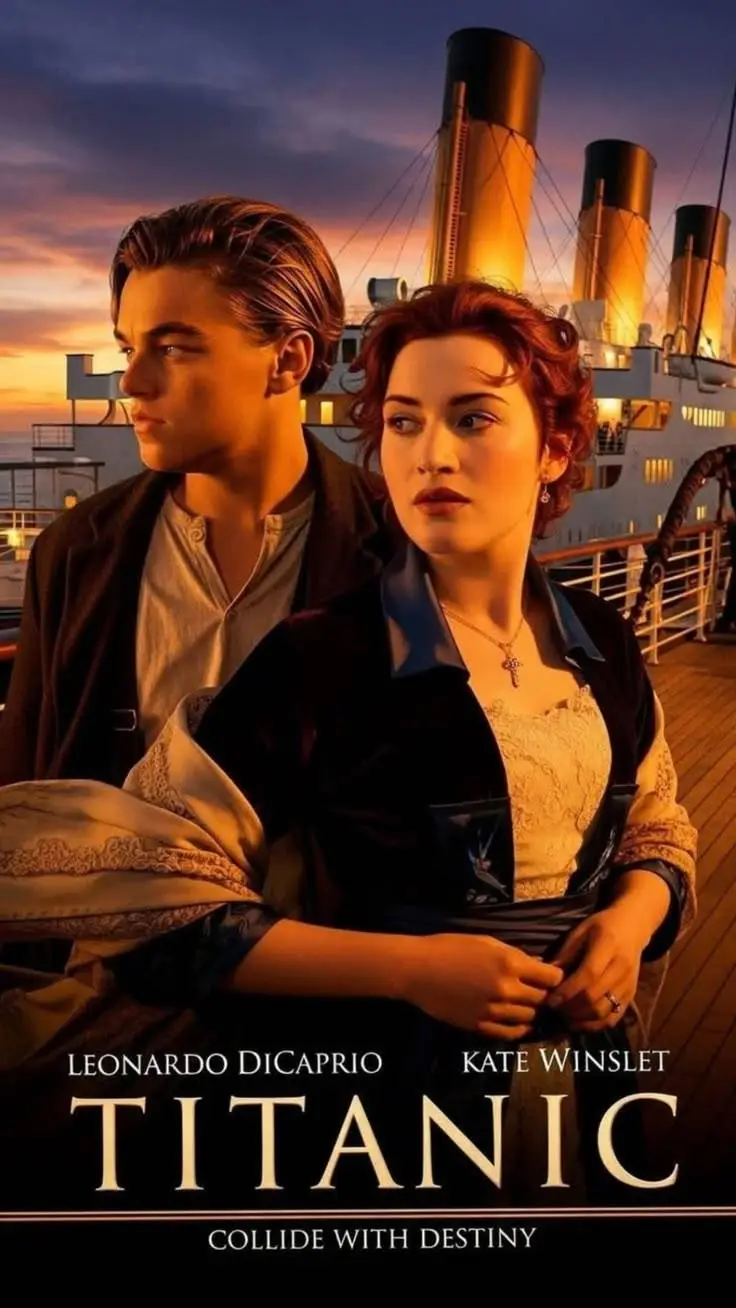 ai character: Titanic background