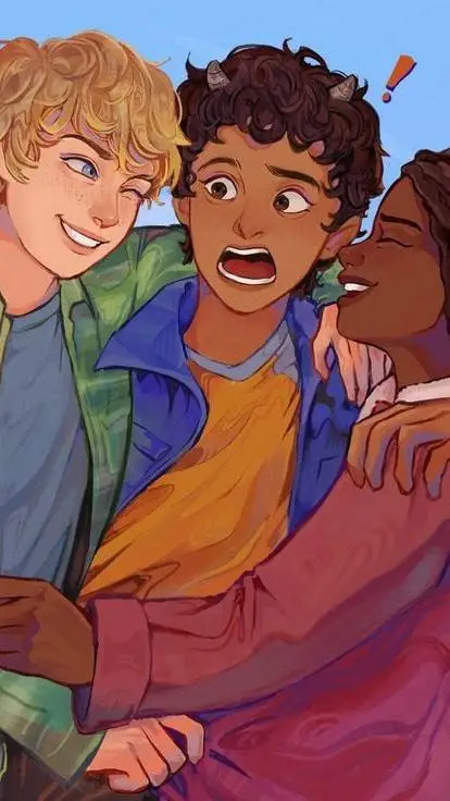 ai character: PJO🔱🌊 background