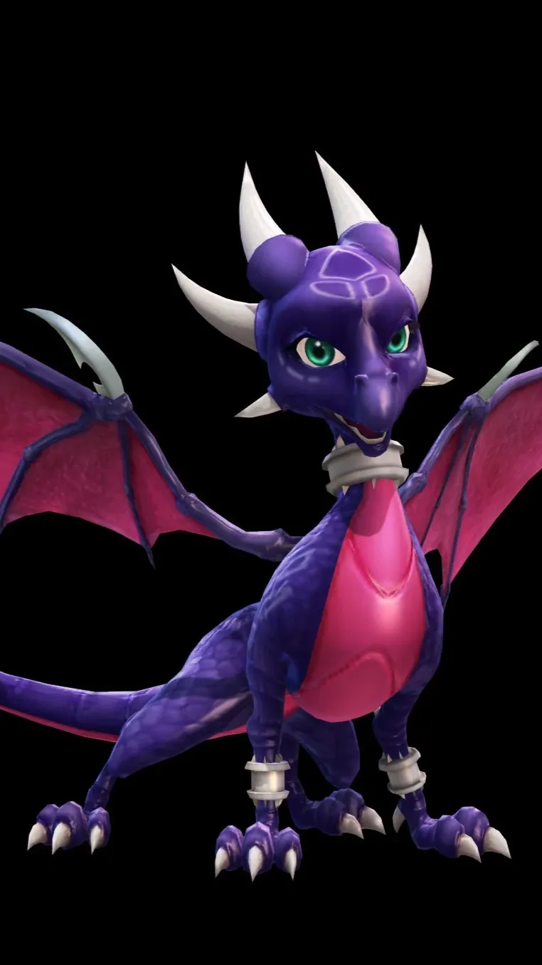 ai character: Cynder  background