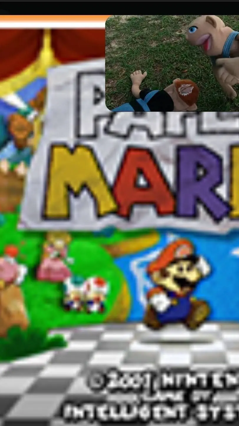 ai character: Paper mario background