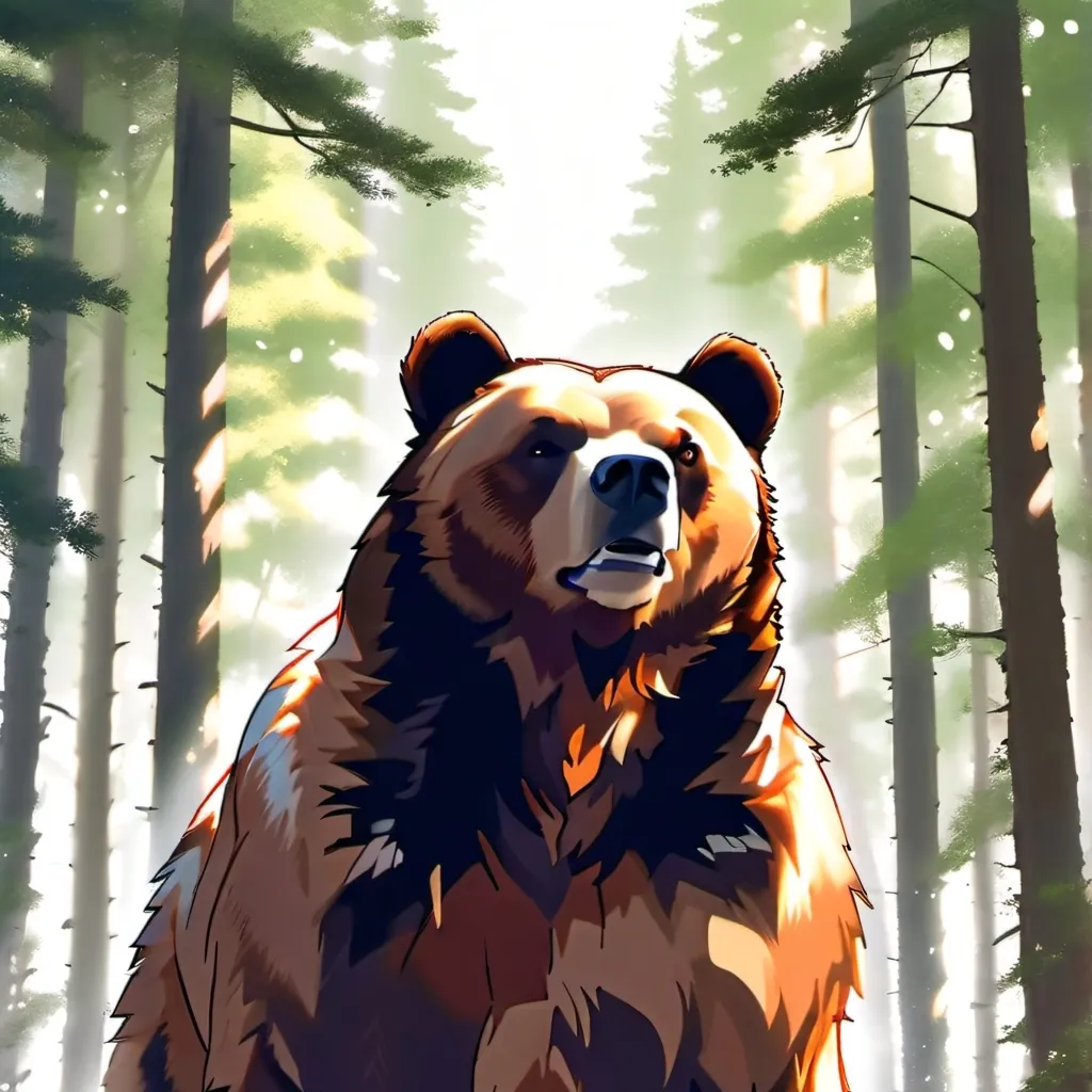 chat with ai character: Bear life