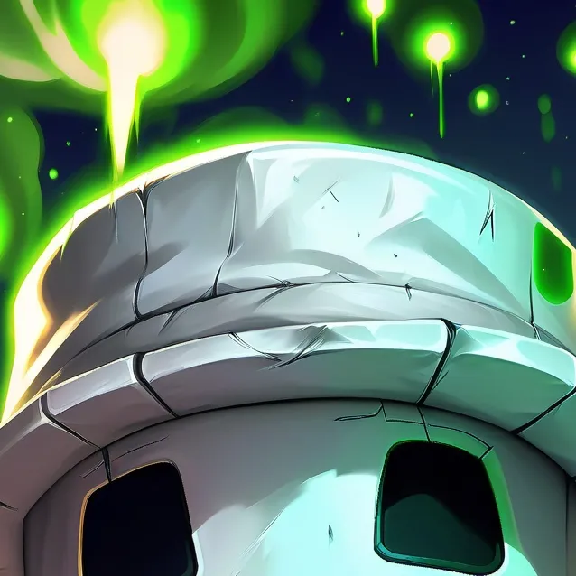 chat with ai character: marshmello man