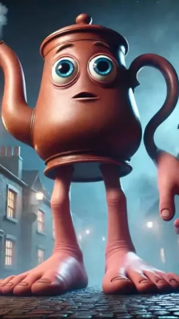 ai character: Ta Ta Ta Ta Sahur background