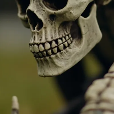 chat with ai character: Evil skeleton