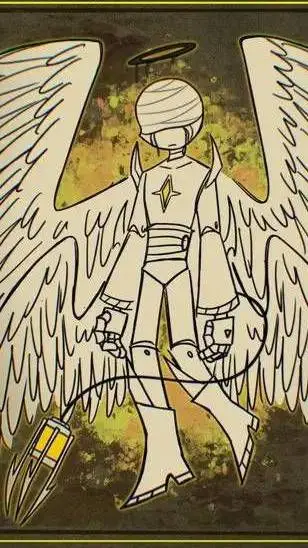 ai character: md angel  background