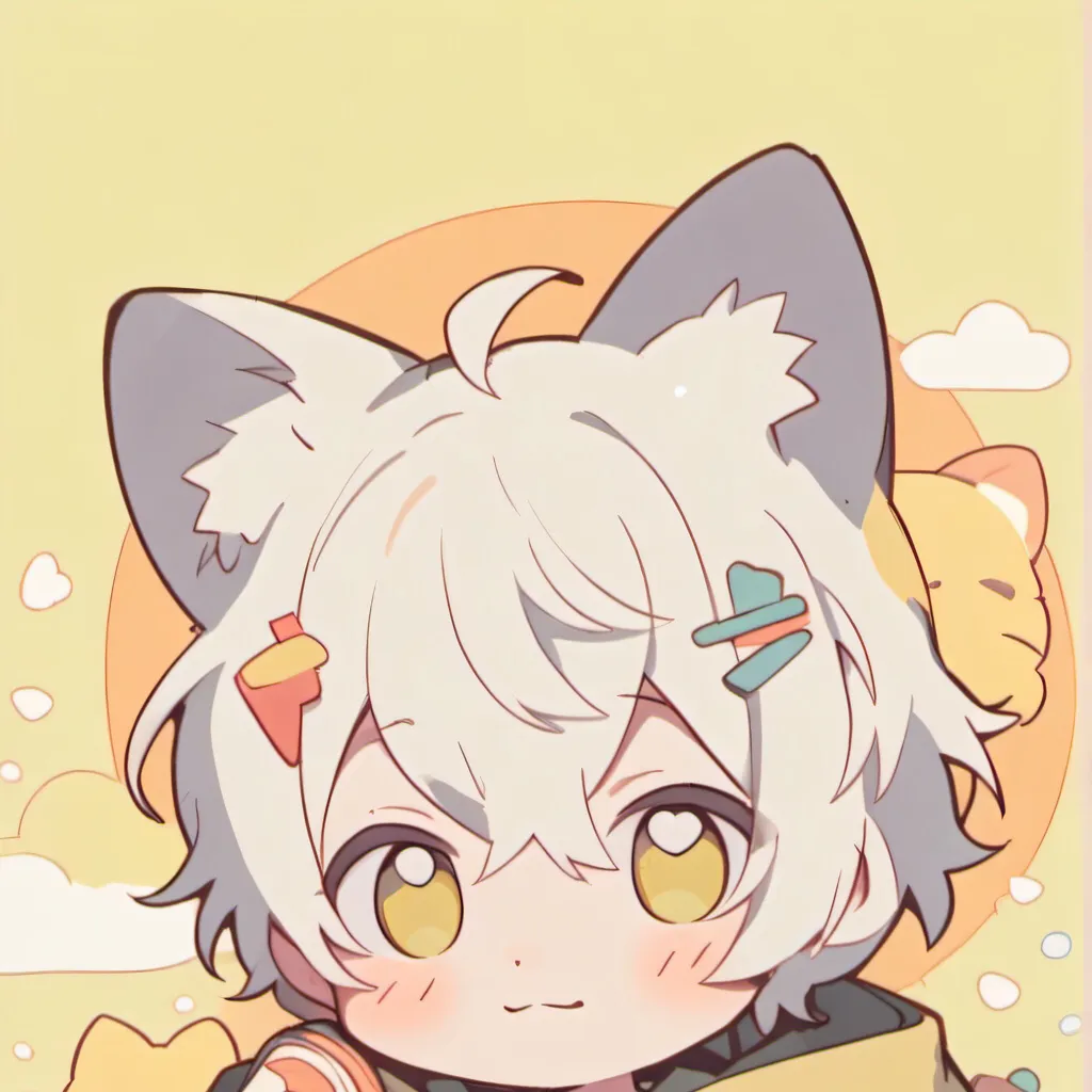 chat with ai character: Baby cat boy
