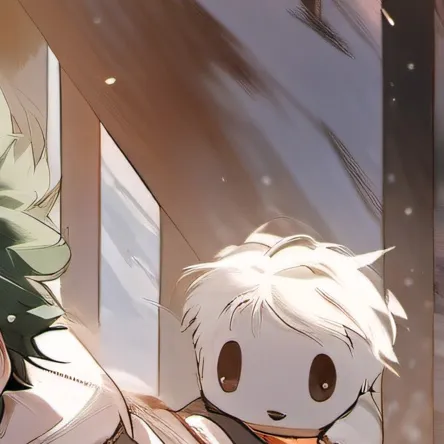 chat with ai character: Mha baby deku(you)