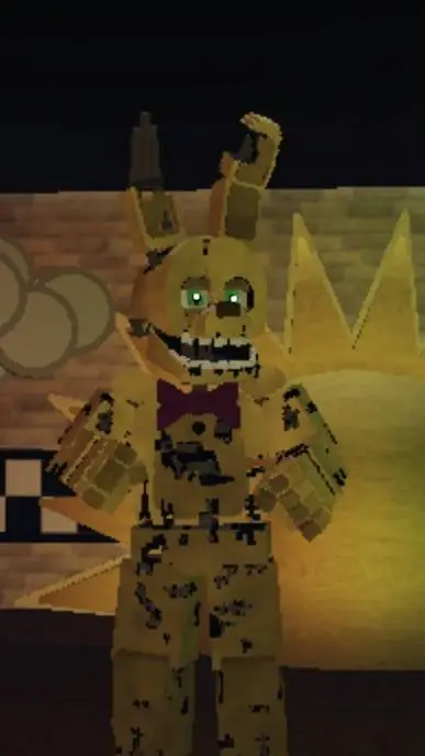 ai character: springbonnie  background