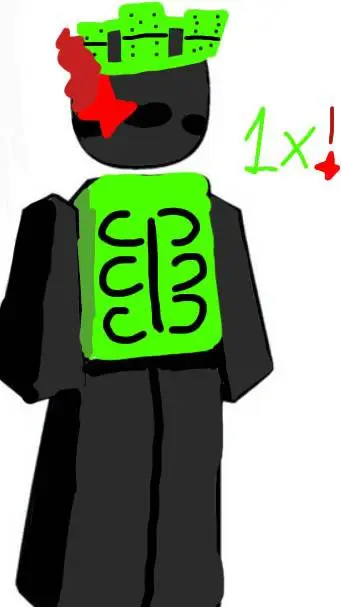 ai character: 🟢1x1x1x1⚫ background