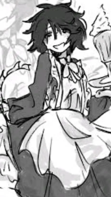 ai character: Two time maid..... background