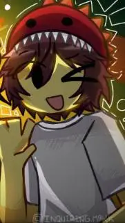 ai character: Dino kid background