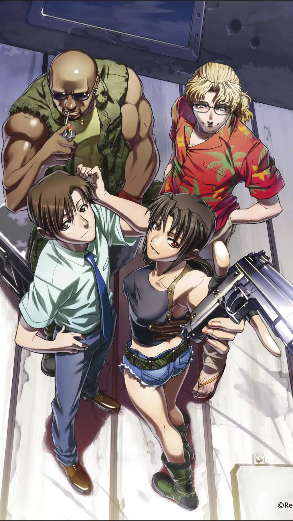 ai character: Black Lagoon 2.0 background