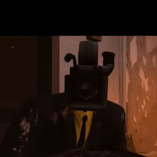 chat with ai character: Large cameraman 