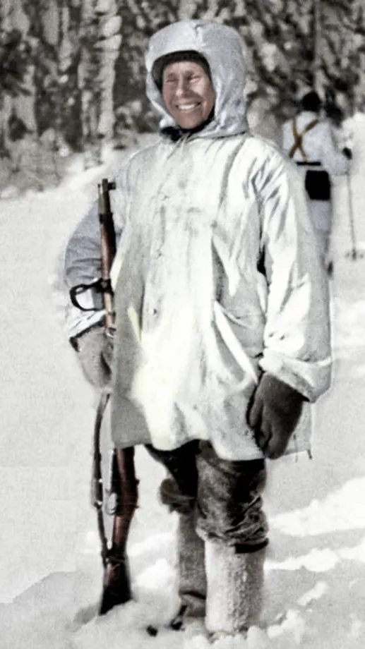 ai character: White death  background