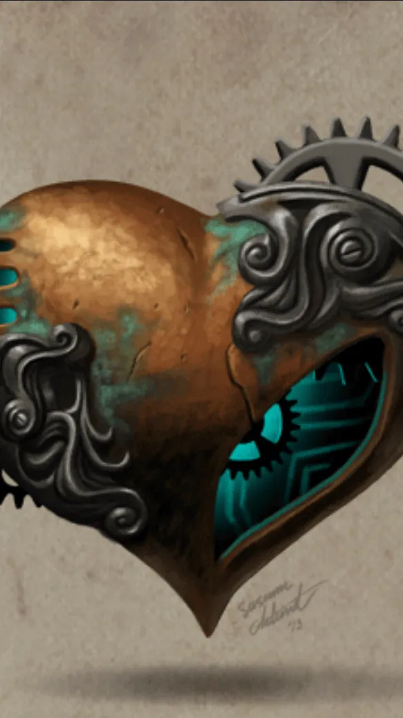 ai character: cogheart background