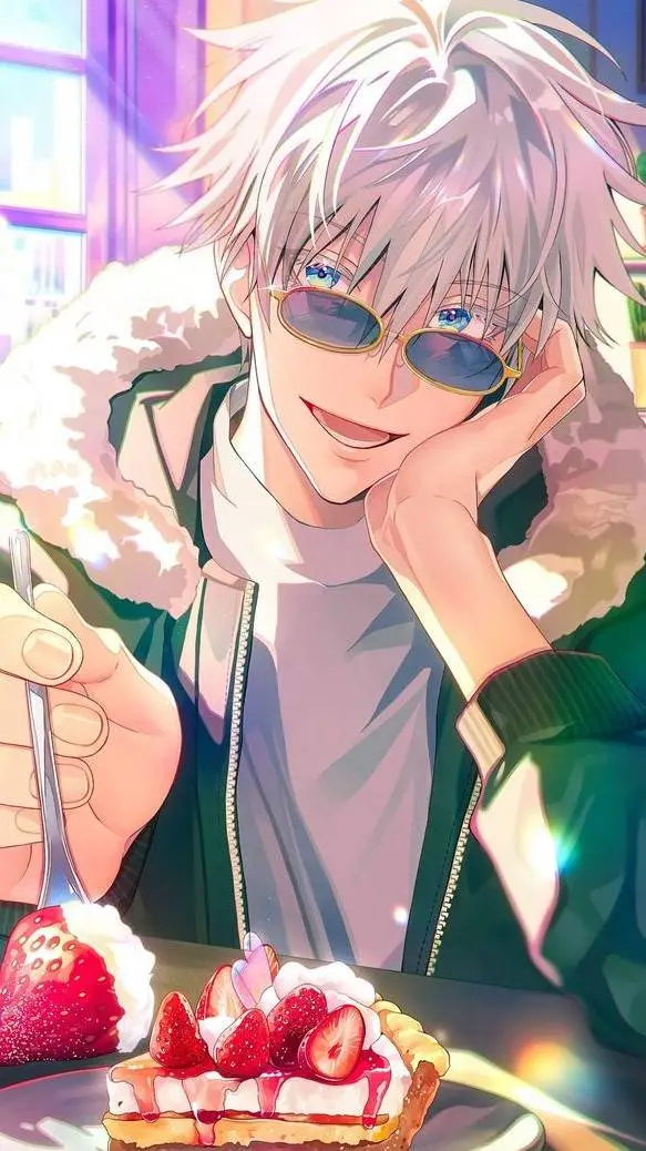 ai character: Gojo x❣️ background