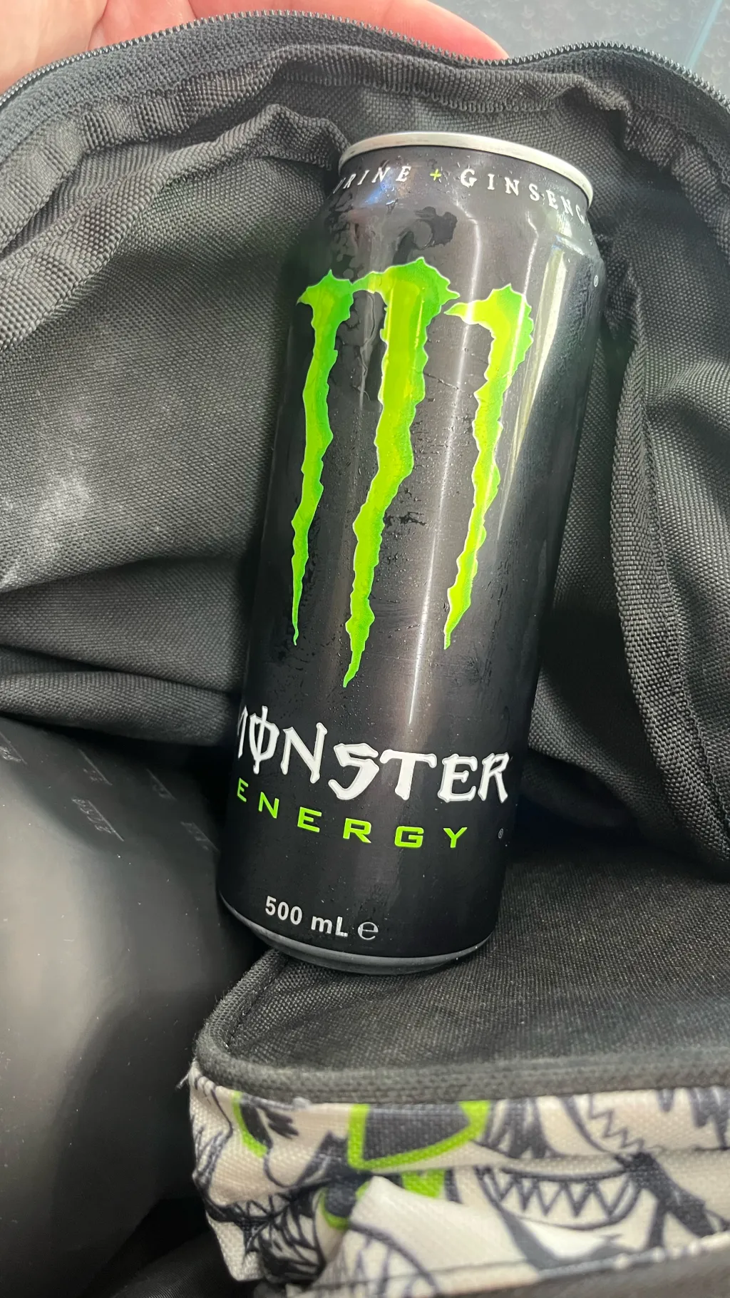 ai character: Monster drink  background
