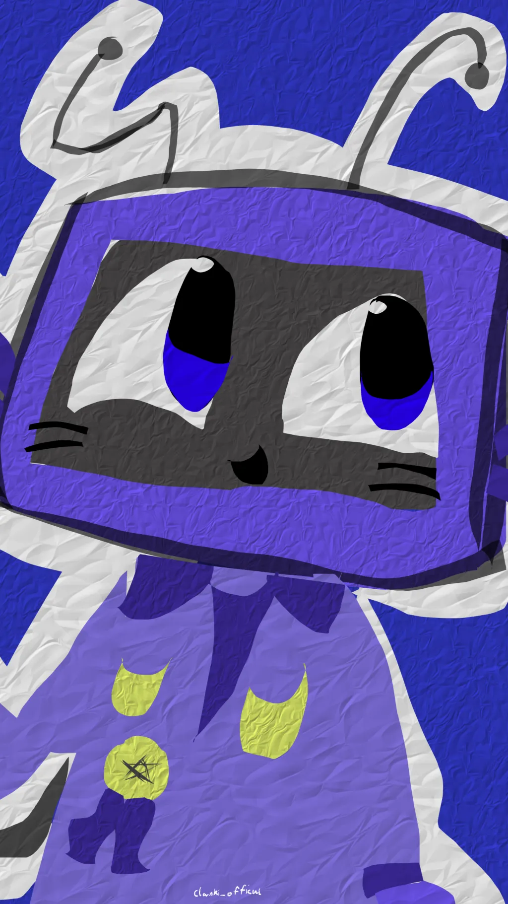 ai character: Clanki the clanker background